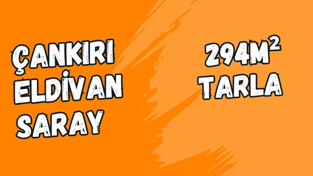 ÇANKIRI ELDİVAN SARAY MAH. 294M² TARLAMIZ SATILIKTIR. - ÇANKIRI ELDİVAN fotoğraf 10